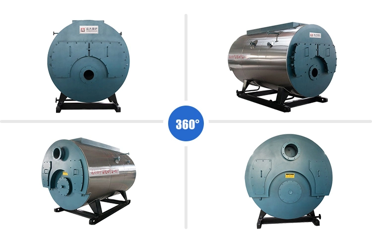 China Price Wns 1 1.5 2 3 4 5 6 8 10 12 15 20 25 30 Ton Automatic Fire Tube Natural Gas LPG Diesel Waste Oil Fired Industrial Industry Steam Boiler for Sale