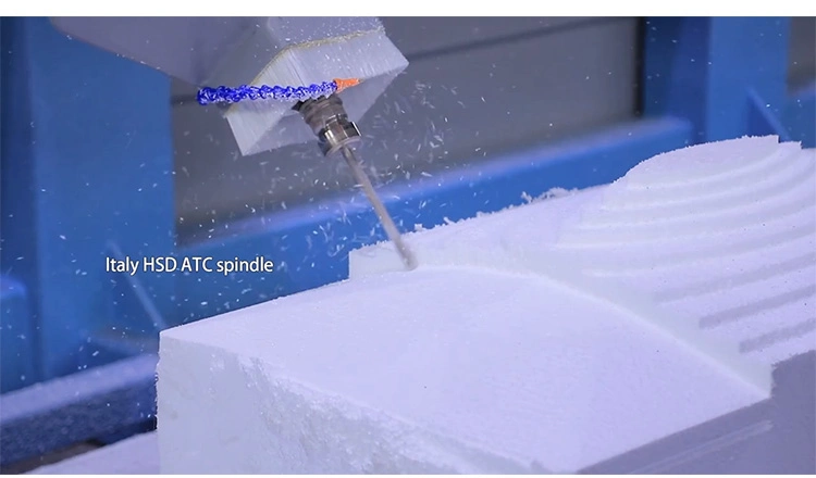 EPS Styrofoam Foam 4 Axis CNC Carving Foam Cutting CNC Router / 3D CNC Milling Machine for Sale