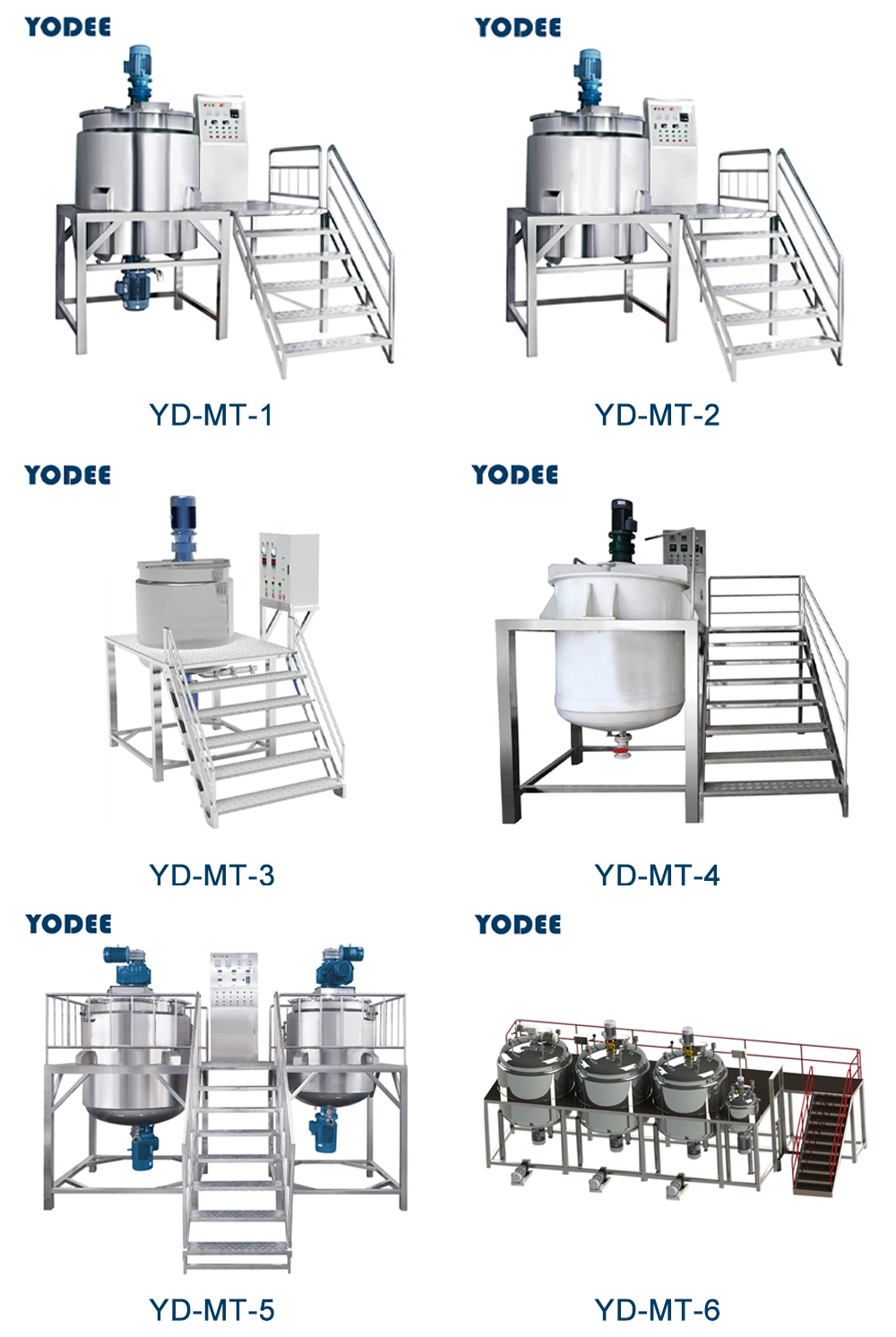 Stainless Steel Liquid Mixing Tank with Steam Heating Jacket