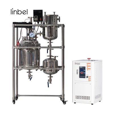 Stainless Steel Steam Single Jacket Limpet Coil Heating Active Pharmaceutical Ingredients Production Reactor Tank