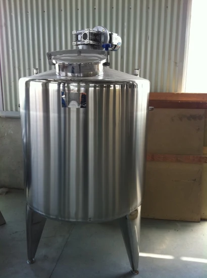Food Sanitary Stainless Steel 1000L Steam Milk Fermenting Tank